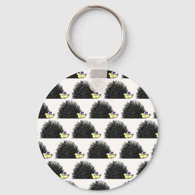 Porte-clés Joli Motif de dessin animé Hedgehog (Recto)