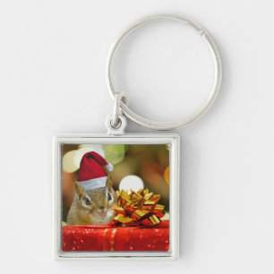 Porte-clés Joli Noël Chipmunk