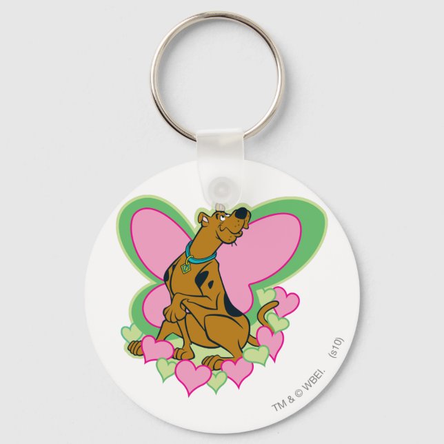 Porte-clés Joli Papillon Scooby-Doo (Recto)