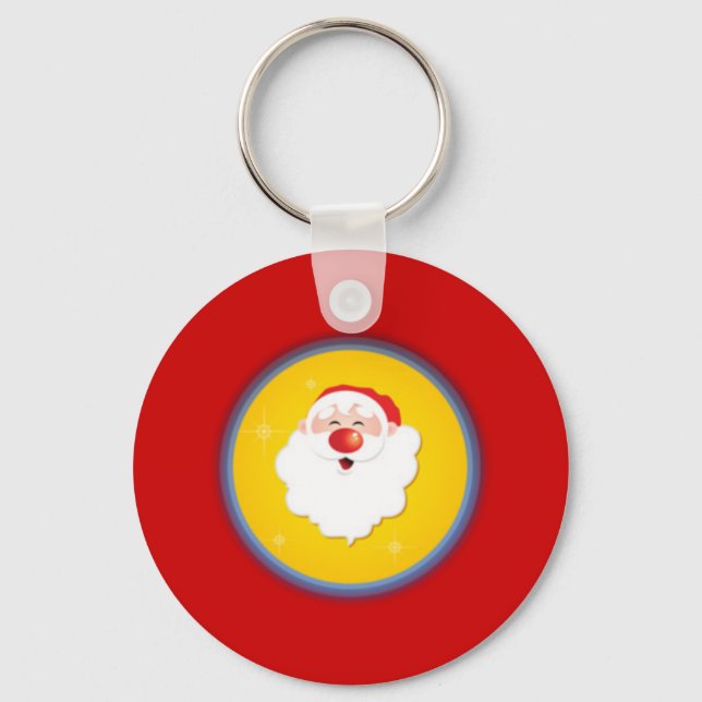 Porte-clés Joli Père Noël (Recto)