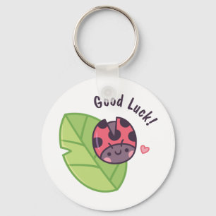 Porte-clés Joli Petit Doodle Ladybug Bonne Chance