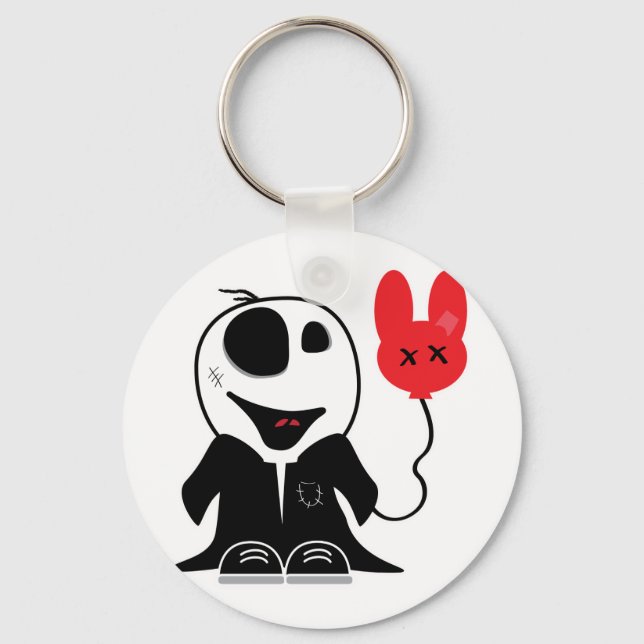 Porte-clés joli petit zombie mec (Recto)