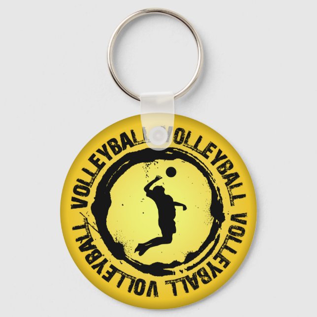 Porte-clés Joli phoque de volley-ball (mâle) (Recto)
