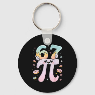 Porte-clés Joli Pi Day 67 Vêtements de Math Drôle de Concepti