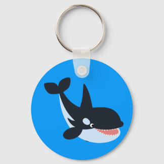 Porte-clés Joli Porte - clé de caricatures tueur de baleine