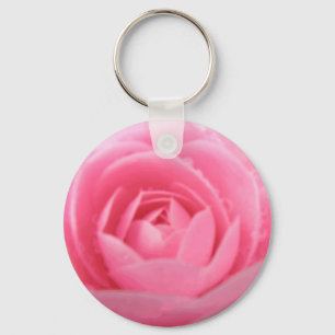 Porte-clés Joli Porte - clé de fleurs de Camellia rose
