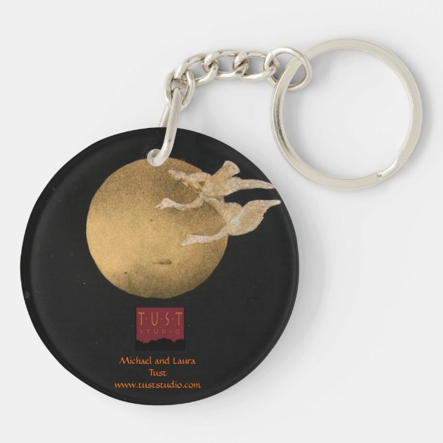 Porte-clés Joli porte - clé de perroquet (Dos)