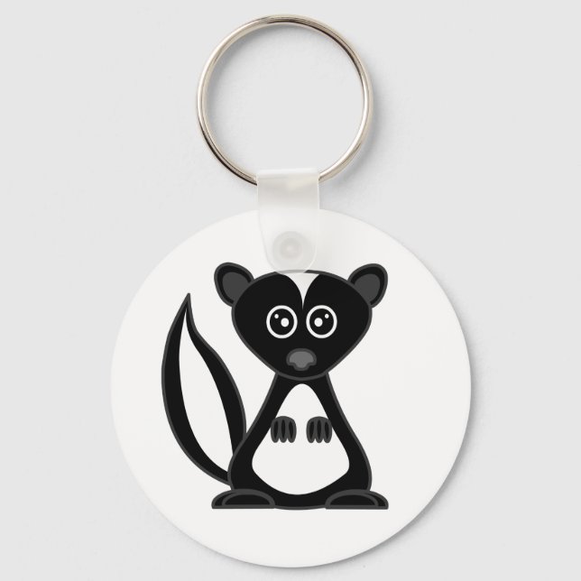 Porte-clés Joli Porte - clé de Skunk Cartoon (Recto)