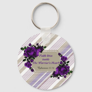 Porte-clés Joli Porte - clé floral de Lavande