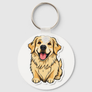 Porte-clés Joli Porte - clé Golden Retriever