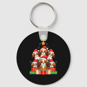 Porte-clés Joli roi Charles Cavalier Le Chien Arbre de Noël X