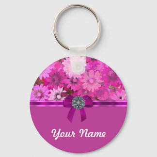 Porte-clés Joli rose floral