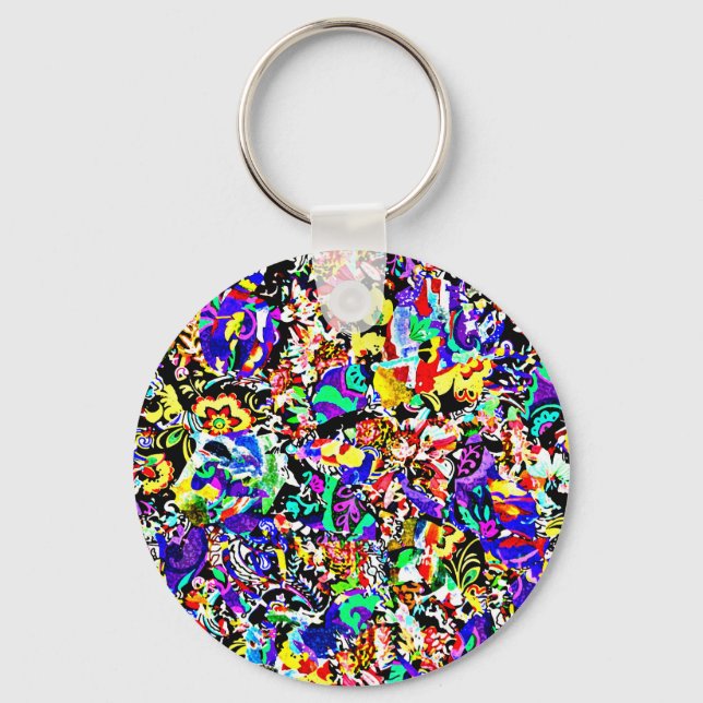 Porte-clés Joli tableau abstrait peint coque d'air iPad (Recto)
