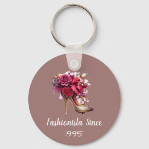 Porte-clés Joli violet haut talon Fashionista