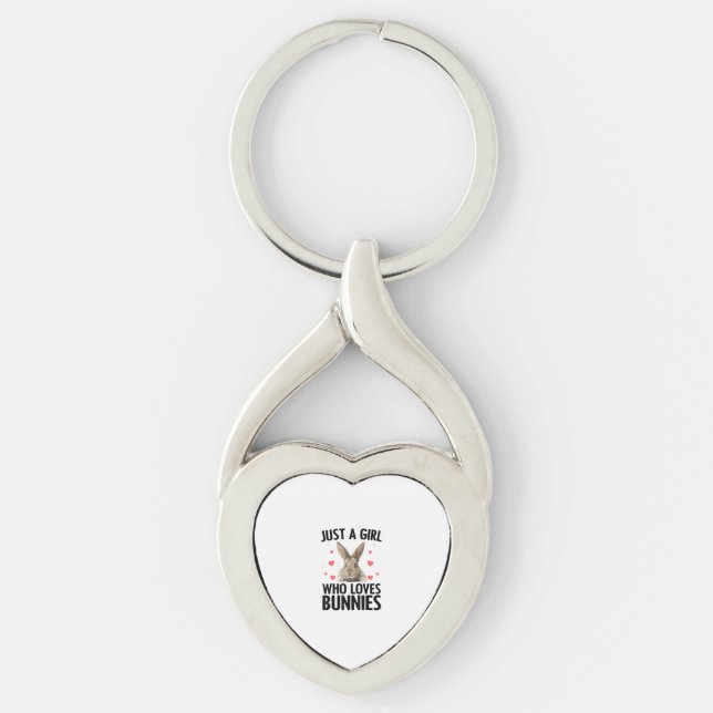 Porte-clés Jolie Conception Bunny Pour Filles Femmes Lapin Cô (Devant)