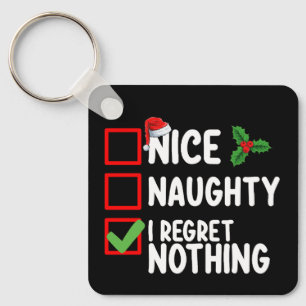 Porte-clés Jolie Coquine Je Ne Regrette Rien Liste De Noël Va