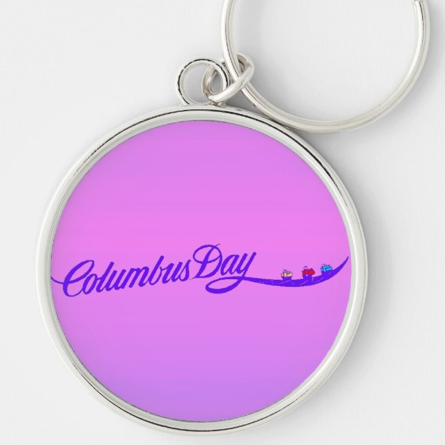 Porte-clés Jolie en pourpre - (Devant)