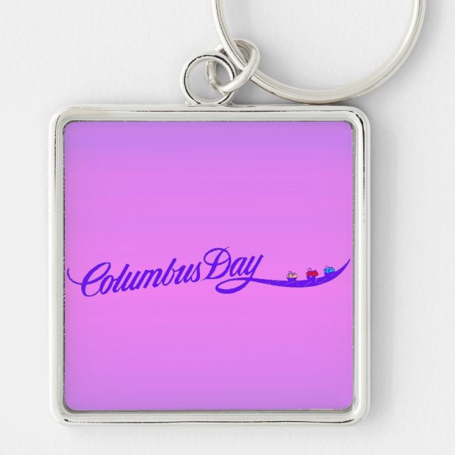 Porte-clés Jolie en pourpre - (Devant)