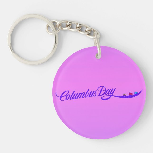 Porte-clés Jolie en pourpre - (Devant)