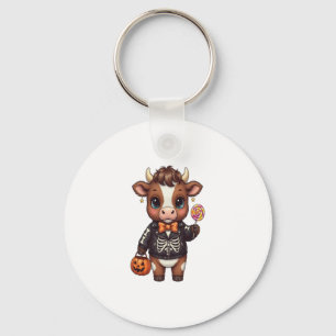 Porte-clés Jolie Halloween Highland Cow