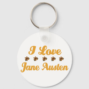 Porte-clés Jolie Jane Austen Lover