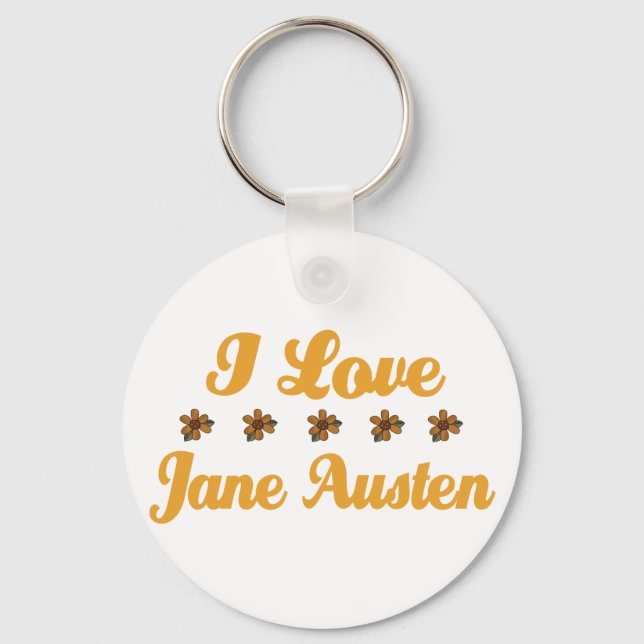 Porte-clés Jolie Jane Austen Lover (Recto)