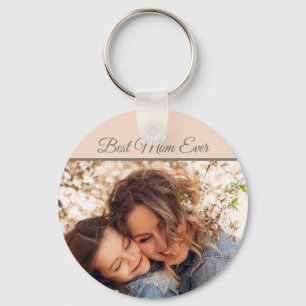 Porte-clés Jolie meilleure maman jamais rose photo