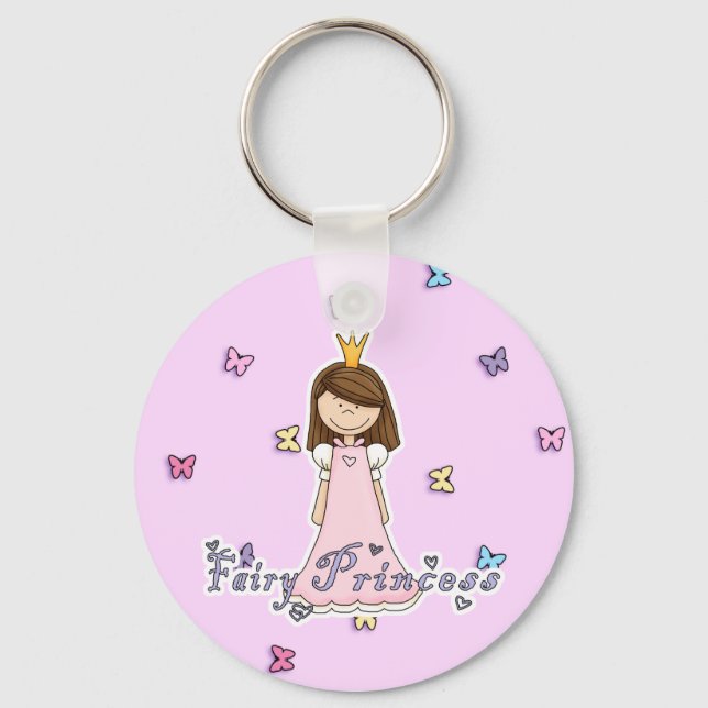 Porte-clés Jolie Petite Jolie Princesse Fée (Recto)