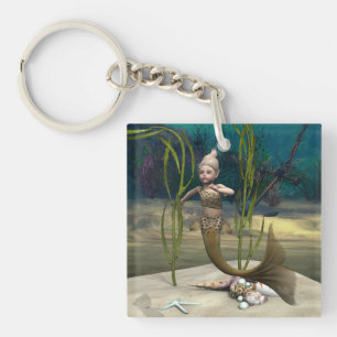 Porte-clés Jolie petite sirène