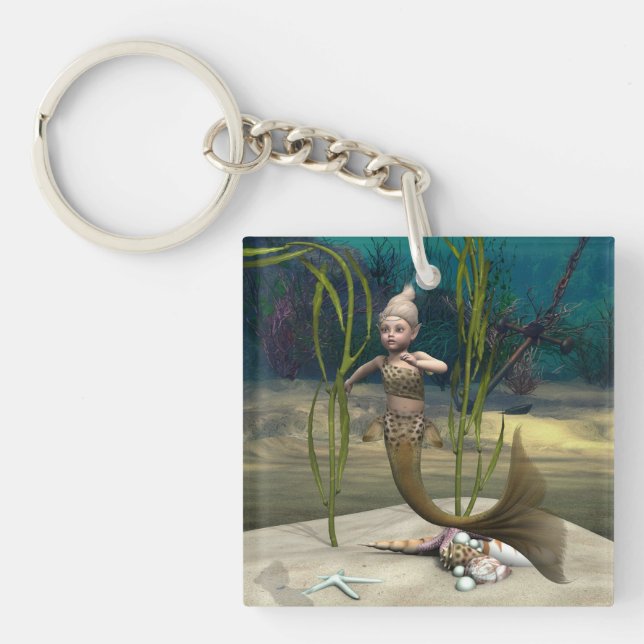 Porte-clés Jolie petite sirène (Devant)