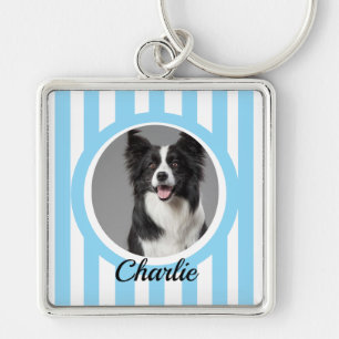 Porte-clés Jolie photo et nom de animal de compagnie personna