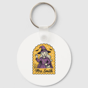 Porte-clés Jolie Sorcière Enseignante Mme Smith Vintage Hallo