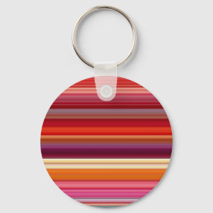 Porte-clés Jolies couleurs rayées vintage
