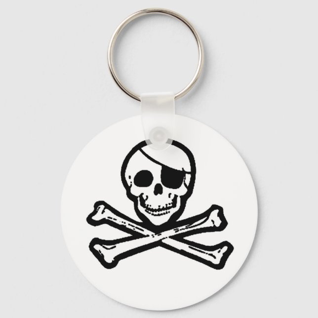 Porte-clés Jolly roger Pirate Porte - clé (Recto)