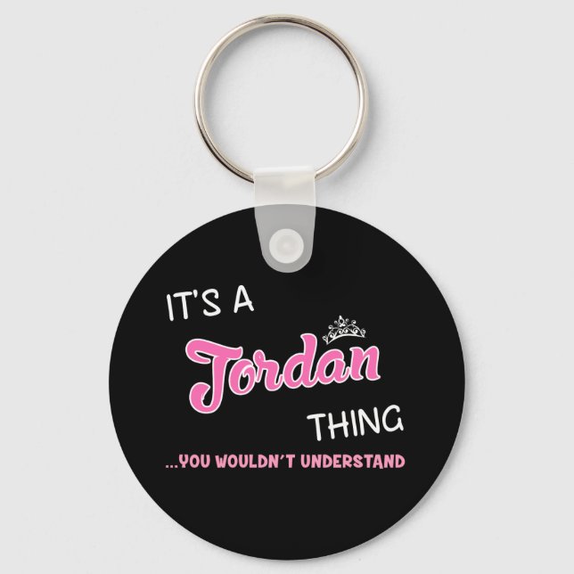 Porte-clés Jordan Thing Vous ne comprendriez pas le nom (Recto)