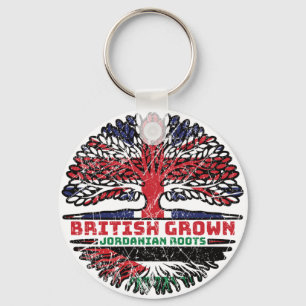 Porte-clés Jordanian Jordan Uk United Kingdom British Tree
