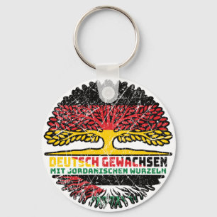 Porte-clés Jordanien Jordanisch Allemagne arbre