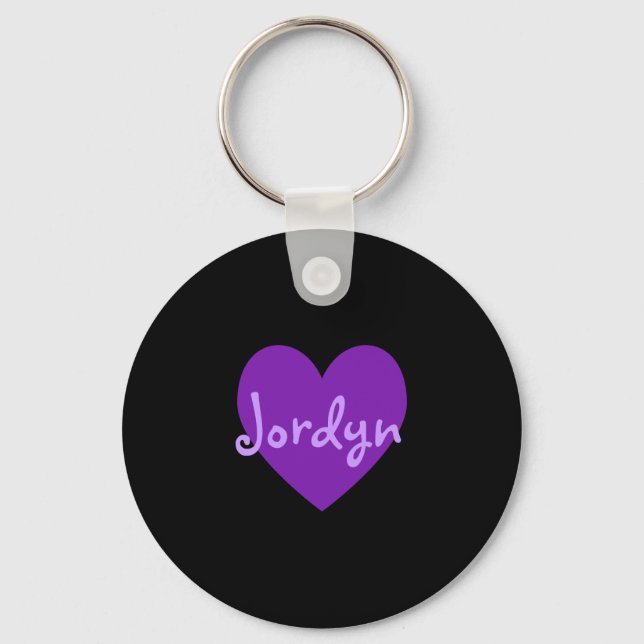 Porte-clés Jordyn dans le violet (Recto)