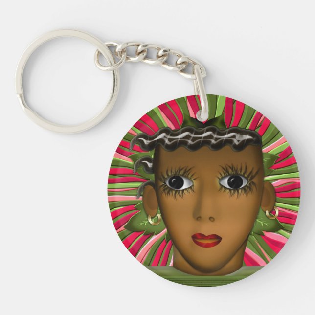 Porte-clés Josephine Baker au 21e siècle (Personnalisée) (Devant)