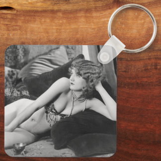 Porte-clés Jote Vintage Pin Up Girl Photo Porte - clé