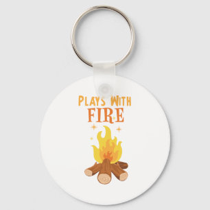 Porte-clés Joue avec le feu