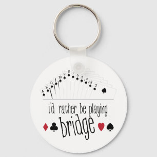 Porte-clés Jouer au bridge