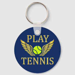 Porte-clés Jouer au tennis
