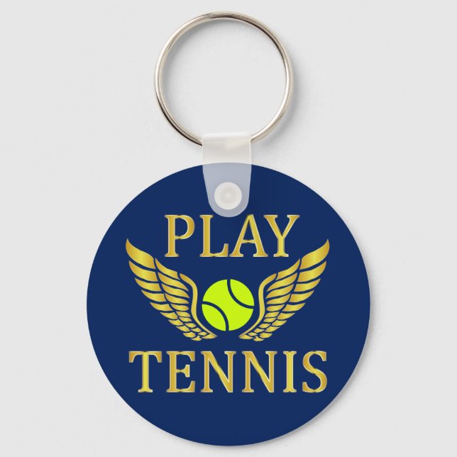 Porte-clés Jouer au tennis (Recto)
