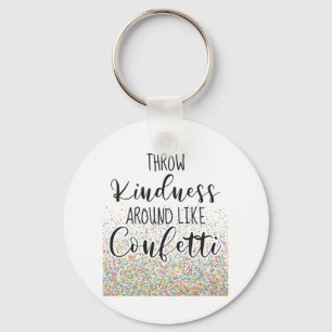 Porte-clés Jouer De La Génialité Comme Confetti Inspirationne