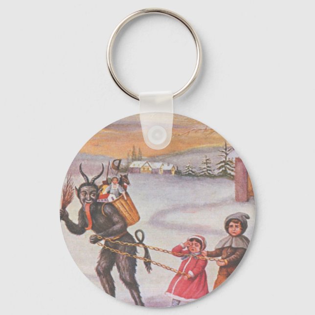 Porte-clés Jouets volants Krampus et enfants (Recto)