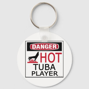 Porte-clés Joueur chaud de tuba