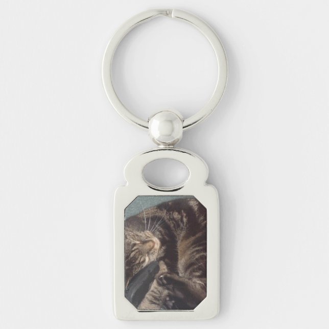 Porte-clés Joueur Dave Rectangle Porte - clé en métal (Devant)