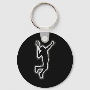 Porte-clés Joueur de badminton navette enfants garçons badmin