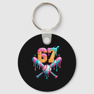 Porte-clés Joueur de Baseball Drip Numéro 67